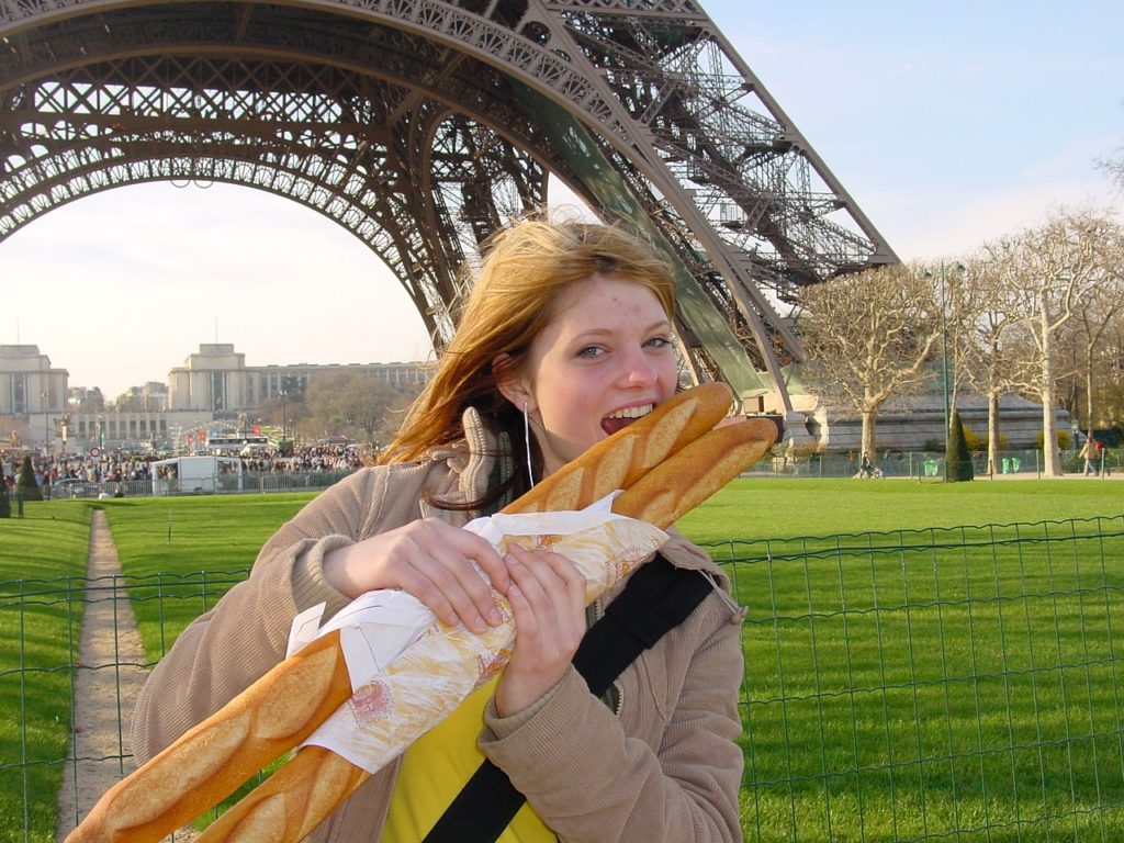 Pan francés y Torre Eiffel